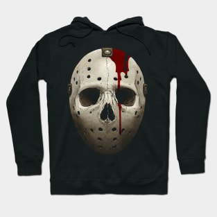 Death wears a hockey mask Hoodie